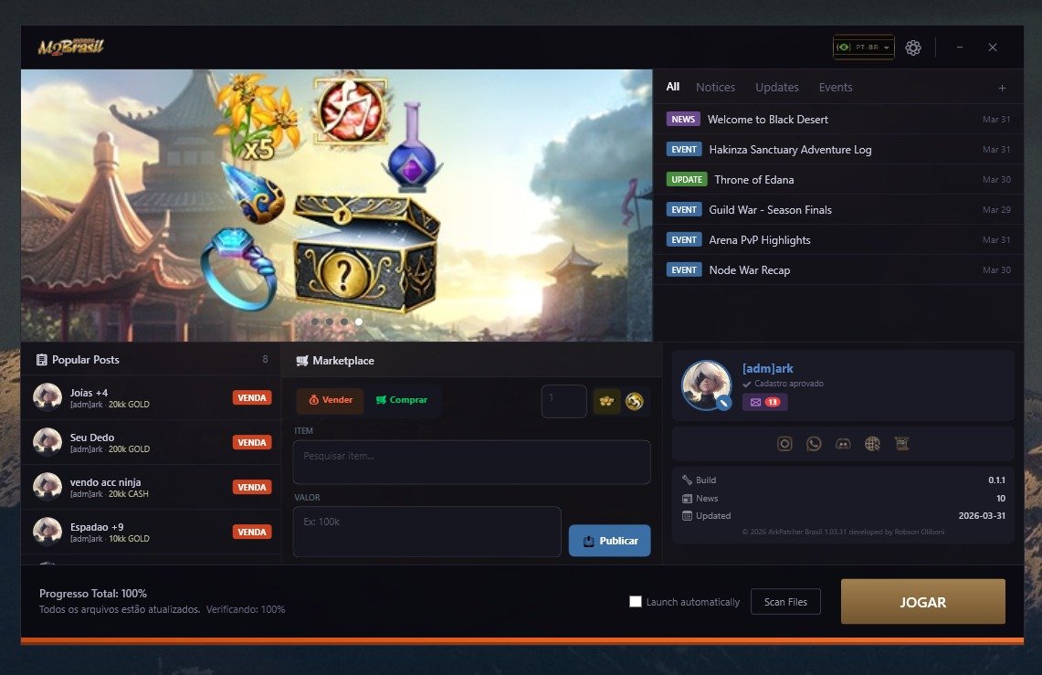 Ark Patcher Metin2 v1.03.31